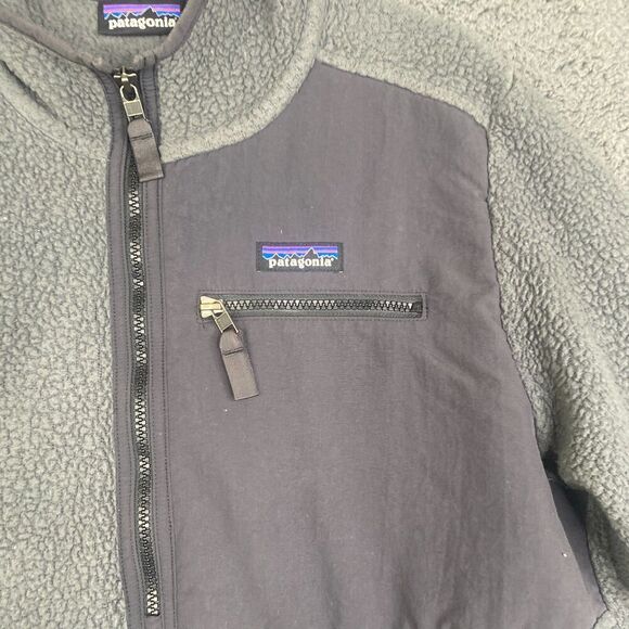 Patagonia Retro Pile Pullover Dark Grey Mens Small Style 22790 - Picture 4 of 11